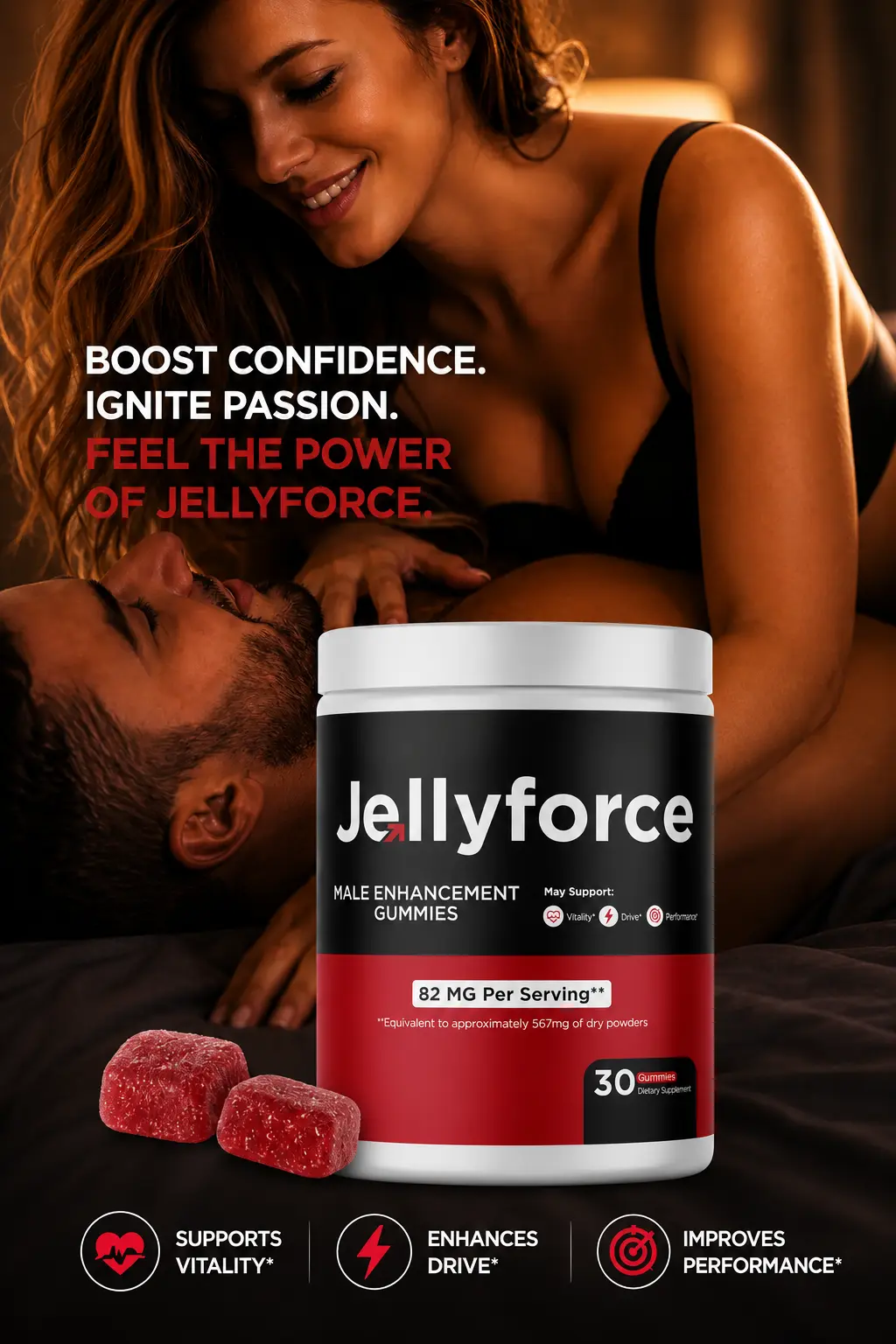 JellyForce Men's Wellness Gummies